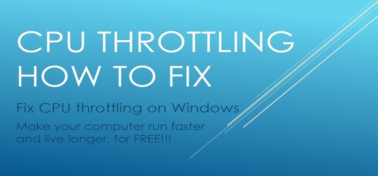 how to fix cpu thortling